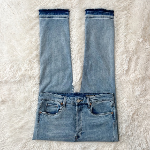 Blank NYC The Madison Crop high rise jeans light wash button fly release… - Picture 12 of 12